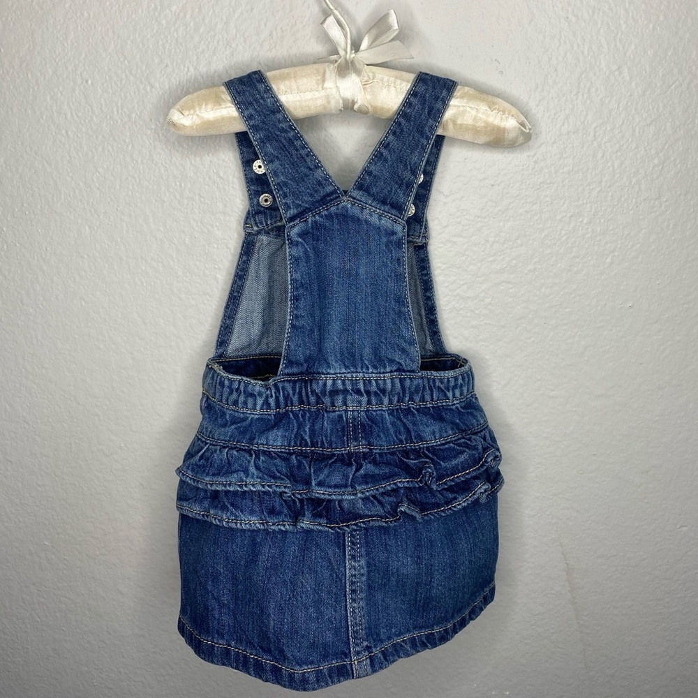 Old Navy Denim Overall Dress 12-18 M
